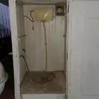 حمام فيبر بري مع خزان فيبر متنقل