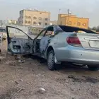كامري محترقه