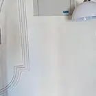اضاءة ابجورة لون ابيض اثاث