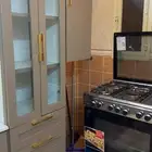 مطبخ شبه جديد وفرن