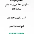 ارض للبيع حي البوادي