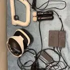 نظارة VR سوني بكامل المعدات ناقصها قاعدة الكاميرا فقط