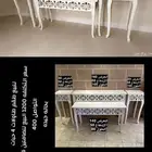 4 طاولات استقبال المقاسات موضحه البيع 200 فقط