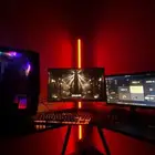 بي سي 3060rtx معالج 10400 وشاشتين 175 هرتز 60 هرتز ومايك