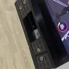 سرير نوم ومرتبه وطاولة تلفزيون