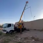 للايجار كرين 7طن وبوم ترك سله