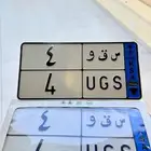 لوحة رقم فردي