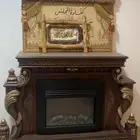 مدفئة مع ديكوره
