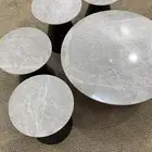 طاوله و4 خدمه رخام طبيعي جديده
