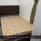 سرير نفر ونص جديد مع المرتبه