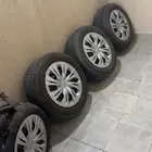 طقم كفرات وجنوط وطيس كامري