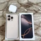 ايفون 16 برو البطاريه 100 معا كرتونه ماله إلا شهرين معي