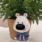 كروشيه دب مع هودي hoodie