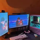 بي سي ألعاب i5 RTX 3070 مع شاشتينLG 160Hz 2K وملحقات كام