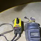 مكينة لحام بكامل اغراضها