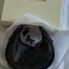 شنطة ميني كوتش اسود ورمادي