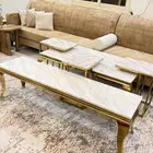 طقم طاولات رخام طاولة قهوه طاولة خدمه طاولة شاشة