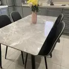 طاولة طعام رخام 4 كراسي