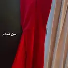 فستان احمر ناعم