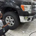 جنوط اكسبديشن و F150 مقاس 17 وكفرات نص حجري