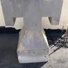 مدخنة مشب حرف اتش شبه جديد مضمون وحديد ثقيل