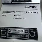 مسجل سيارة كاست من نوع SUNWA