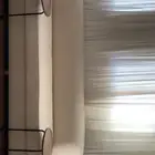 كنب ثلاث قطع مع طاولة قهوه و4 طاولات خدمه ومكتبة شاشه ولوحه