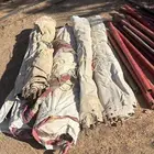 خيام الجزيرة من القاضي مع جلسات وفرشات   مستعملة