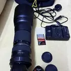 كاميرا نايكون D3s مع عدسة زوم 150-600.مع ملاحقاتها في الصور