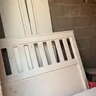 خشب سرير نفرين مستعمل كويس 3 فرشات كبار