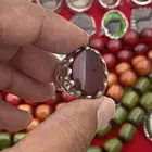 حجر عقيق كرزي يمني