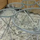 طاوله قهوه مع 5 طاولات خدمه