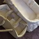 سرير أطفال وشياله شبه جديد 100 ريال