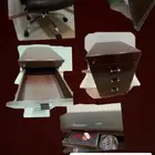 مكتب   كرسي جلد   درج بحاله جيدة
