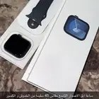 ساعة ابل الاصدار التاسع مقاس 45 نظيفة
