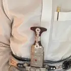 جنبيه زراف معدن من فضه