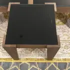 طاولات مجلس بني محروق قزاز اسود جميله