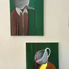 رسامه وصانعة شموع