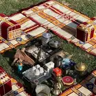 مدات بر سورية وجهين مع مركى طقم نقشة نادره