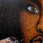 لوحة رسم يدوي اكريليك