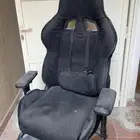 كرسي قيمنق ليدرز قماش شامواه مخمل