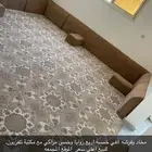 مخاد اربع زوايا وخمس مراكي وفرشه مقاس 4 في خمسه. مع مكتبه
