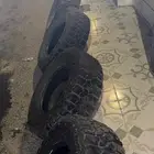 كفرات حجري 285 70 17 نظيفه له شهر جيب لاندكروزر