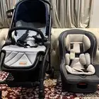 عربية اطفال وكرسي سيارة