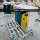 كراسى خرسانية جلسات حدائق مصدات تجميلية احواض زراعية