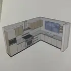 مطبخ نظيف للبيع بدون الاغراض