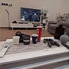 طاولة قهوه طاولة تلفزيون رفوف جانبيه