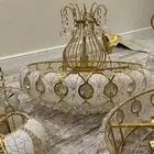 ثريات فاخره مكونه من 5 قطع 2 كبيرة 3صغار