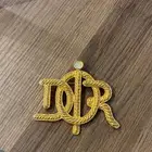 broche Christian Dior plaqu  or
