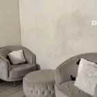 طقم كنبتين مع الطاوله
